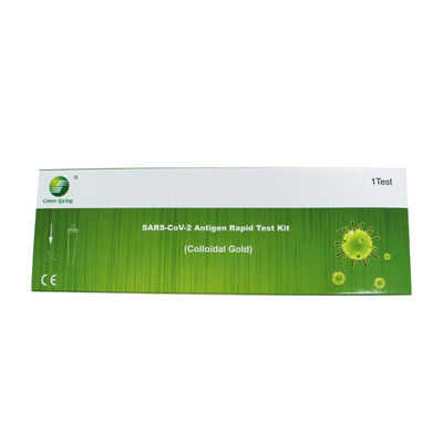 CE SARS-CoV-2 Antigen Rapid Test Self Test Colloidal Gold 10Tests/Kit 15 Min Test Kit
