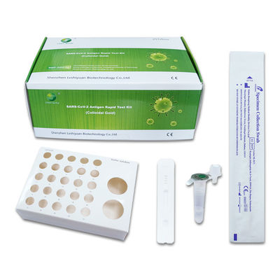 Rapid Ag Antigen Self Test Kit SARS-CoV-2 For Nasal Throat Buccal 25 Tests/Kit
