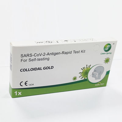 SARS-CoV-2 Test Kit Anterior Nasal Swab Test Kit Anti Gen Test At Home 1 Tests/Kit