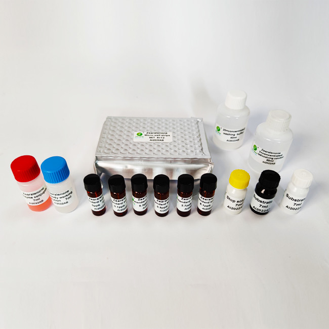 0.1ppb Zearalenone Mycotoxin Testing Kits For Feed Corn 96 Wells/Kit