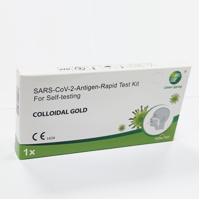 SARS-CoV-2 Test Kit Anterior Nasal Swab Test Kit Anti Gen Test At Home 1 Tests/Kit