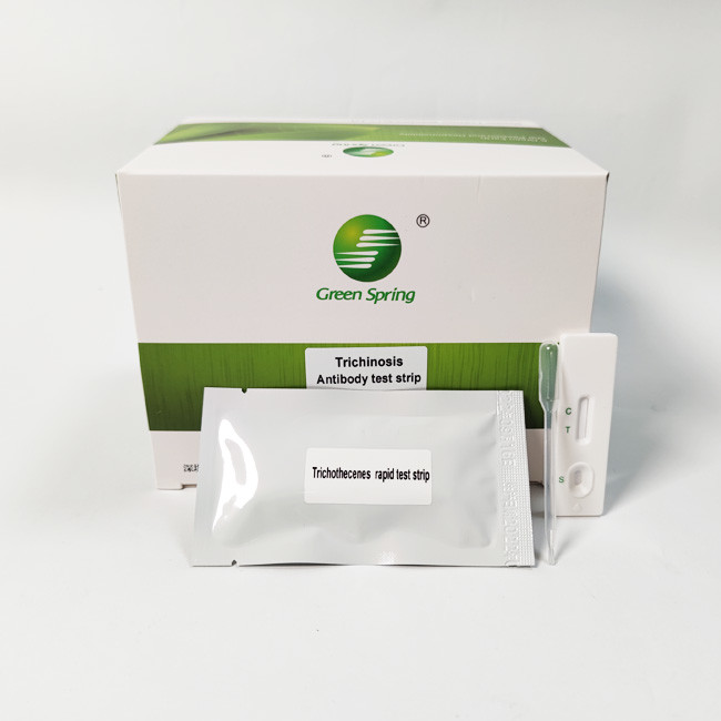 ISO9001 Porcine Trichinosis Swine Influenza Test Kit Antibody Rapid 50 Tests/Kit GMP