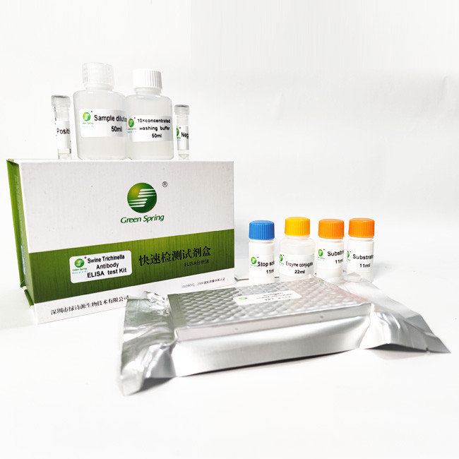 Trichinella Spiralis Ts Swine Flu Rapid Test Kit ELISA Test Kit 96 Wells/Kit GMP